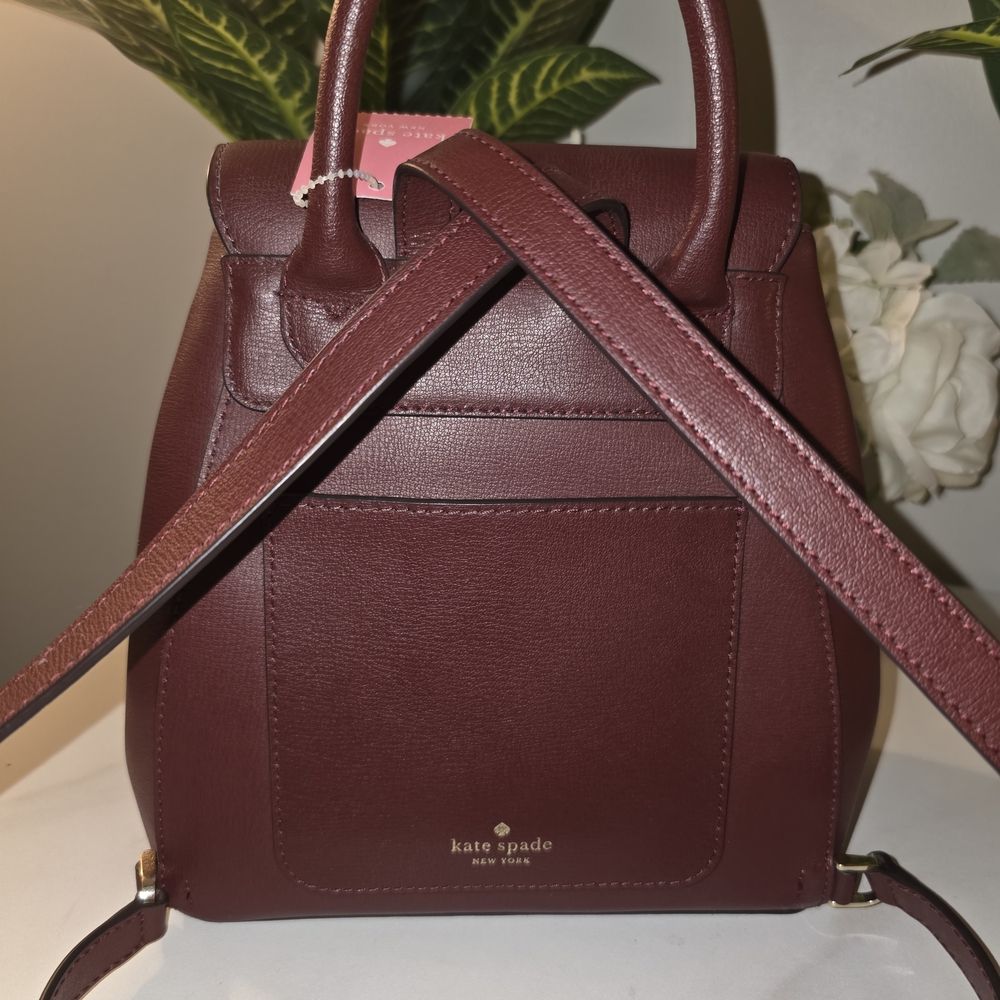 Kate Spade Burgundy Backpack ( New With Tag ) - Picture 5 of 12